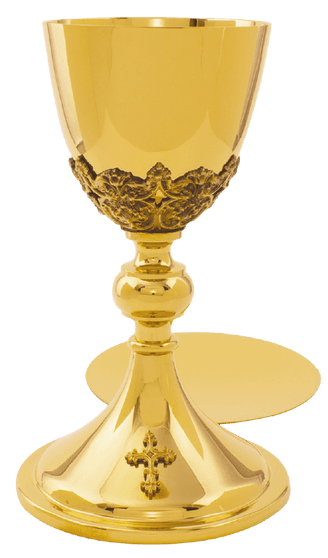 "Divine Elegance Chalice – Italian Craftsmanship with Amethyst Accents"