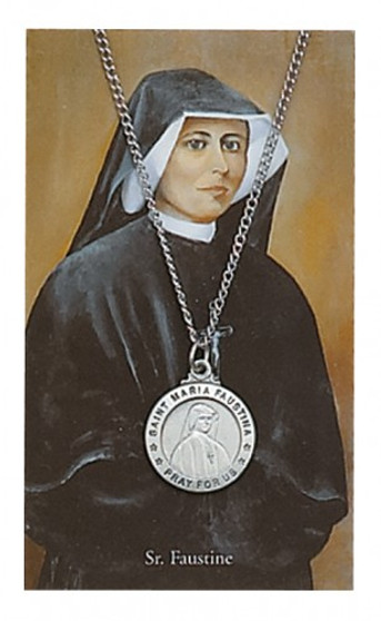 ST MARIA FAUSTINA PRAYER CARD SET