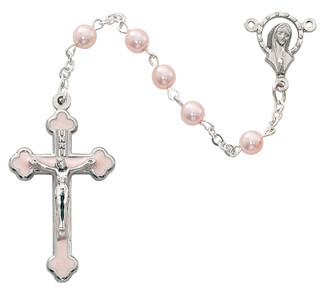 5MM PINK ROSARY