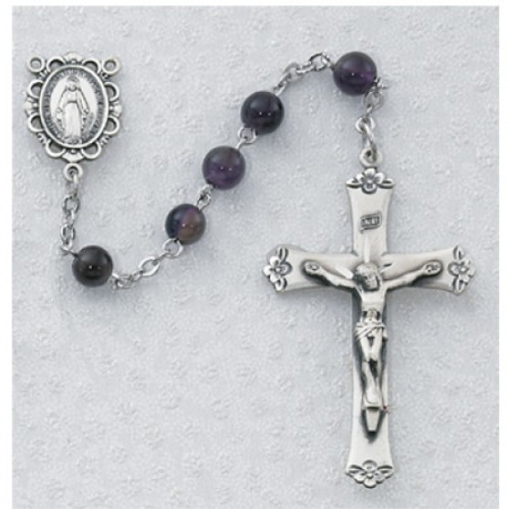 Amethyst Rosary 6mm Beads