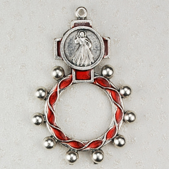 DIVINE MERCY ROSARY RING
