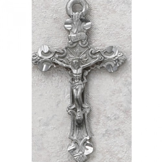 PEWTER CRUCIFIX 24 CH&BX"