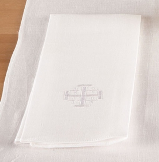 Poly/Cotton Blend Jerusalem Cross Purificator - 4/pk