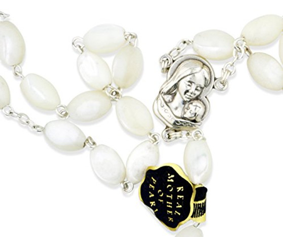 Mother of Pearl Deluxe Catholic Rosary