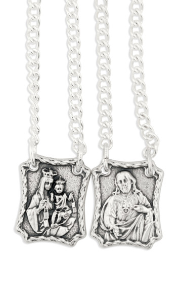 Our Lady of Mount Carmel Metal Scapular