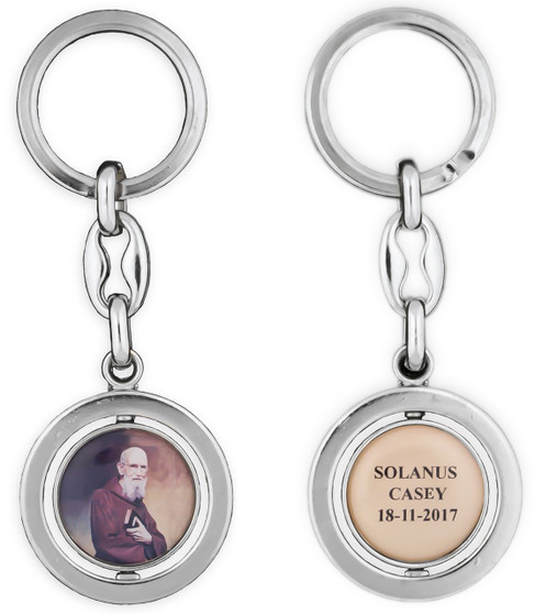 Solanus Casey Spinning Key Chain