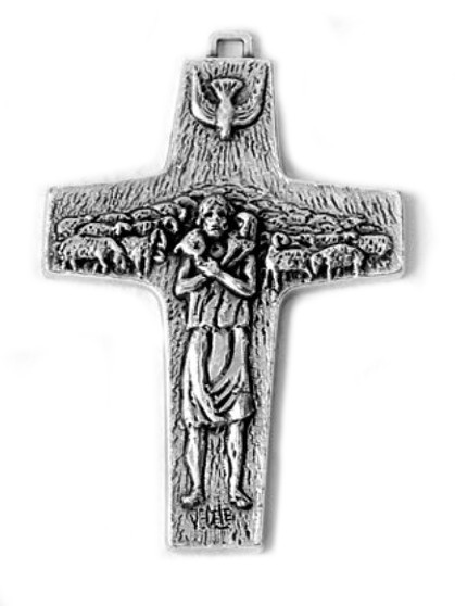 Christ the Good Shepherd Pope Francis Papal Cross