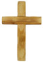 Hand-Carved Wall Cross 4.5"