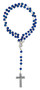 Madonna and Child Rosary with Geometric Glass Beads