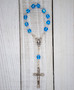 4mm Crystal Traditional One Decade Rosary (Periwinkle)