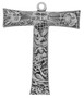 Prayer of Saint Francis Pewter Cross Pendant