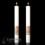 Investiture - Coronation of Christ Complementing Altar Candles