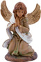 5" Kneeling Angel Nativity Figurine | Christmas Nativity | Hand Painted and Made in Italy