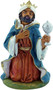 5" Wise Man - Balthazar | Three Kings | Christmas Nativity | Hand Painted and Made in Italy 