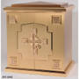 Bronze Bas Relief Sculpted Tabernacle (10TAB42)