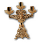 Altar Candelabra | Cast Textured & High Polish | Durable Oven Baked Finished