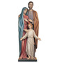 Hand Carved in Linden Wood Holy Family Statue from Italy