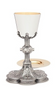 "Elegant Silver-Plated Chalice – A Timeless Sacred Vessel"