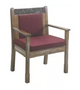 Sovereign Reverence Celebrant Chair with Reversible Cushion for Ultimate Comfort