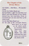 Merciful Heart – Divine Mercy Prayer Print with Silver Medal for Confirmation or Communion