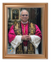 11"x14" Pope Leo XIV Print in a 13.5" x 16.5" Gold Frame