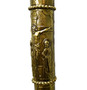 Handmade Paschal Candlestick – 43" Tall | Depicts Birth, Crucifixion, and Ascension of Christ