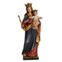 Our Lady Help of Christians - Regina coeli Painted Wood Statue - 6 Inches
