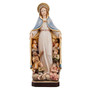 Blessed Mother with Children of the World Painted Wooden Statue-17 Inches
