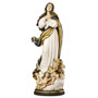 Assumption by Murillo Painted Wood Statue - 14 Inches