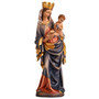 Madonna Krumauer Painted Wood Statue - 5.5 Inches