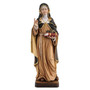  St. Theresa from Avila with Crown of Thorns Painted Wood Statue - 16 Inches