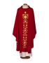 Pure Wool Chasuble with Classic Embroidery – Elegant and Traditional Vestment for Catholic Liturgical Celebrations
