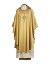 Economical Gold Chasuble – Lightweight 100% Polyester with Classic Embroidery for Traditional Liturgical Celebrations
