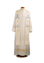 Marian Stole in 100% Polyester with Refined Machine Embroidery – Elegant Liturgical Vestment Symbolizing Devotion and Grace

