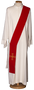 Two-Tone Deacon Stole – 100% Polyester, Lightweight and Embroidered for Everyday Liturgical Use
