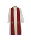 Two-Tone Stole – Lightweight 100% Polyester with Elegant Embroidery for Everyday Liturgical Use