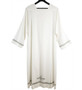 Bogota C/H Tergal Alb with Cross by Sorgente – Lightweight Washable Clergy Alb for Priests and Deacons