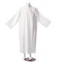 28 C/200 Tervilor Alb – Pure White Lightweight Clergy Alb | Summer-Weight Cotton-Poly Blend | Manantial Liturgical Vestment - X-Small