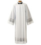 Kodel/Cotton Lace Altar Cloth – IHS or Alpha Omega Design | Elegant Liturgical Linen for Churches - X-Small