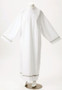 Tergal Alb in Slightly Off-White | Lightweight Italian Clergy Vestment for Mass and Liturgy - X-Small