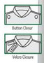 Popular Front Wrap Clergy Alb – Pearl White Linen-Look Poly/Rayon Blend with Covered Shoulder Button Closure - Small
