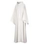 Sanctuary Alb in White Terlenka Fabric by Slabbinck – Lightweight Wash & Wear Clergy Vestment -X-Large