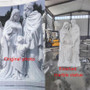 Custom Holy Family Marble Statue 6 foot size