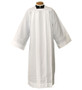 Silky Smooth Poplin Clergy Alb with 1" Lace Bands – Beau Veste, Machine Washable -X-Large