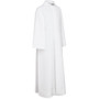 Washable Alb with Zipper for Altar Servers, Choristers, Lectors & Communicants – Wide Sleeves, Capuche & Side Pleats - X-Large
