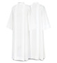 Server Alb in White Terlenka Fabric by Slabbinck – Washable, Crease-Resistant Alb for Altar Servers, Choristers & Lectors -Small
