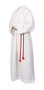 Monastic Deluxe Server Alb – 100% Polyester, No Hood, Medium Weight Liturgical Alb for Altar Servers - Large
