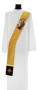 Saint Anthony of Padua Embroidered Deacon Stole – Liturgical Vestment with Gold Accents