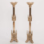 Gothic Candlestick | 31" Traditional Brass Altar Candlestick with 1 1/2" Sockets
 Gothic Candlestick | 31" Traditional Brass Altar Candlestick with 1 1/2" Sockets