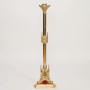 Paschal Candlestick | 48" Traditional Gothic Style Brass Paschal Candle Stand with 2 1/2" Socket